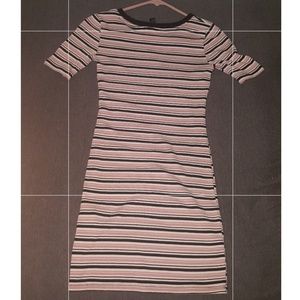 Bodycon stripped dress